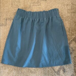 J. Crew Factory Blue A-Line Skirt